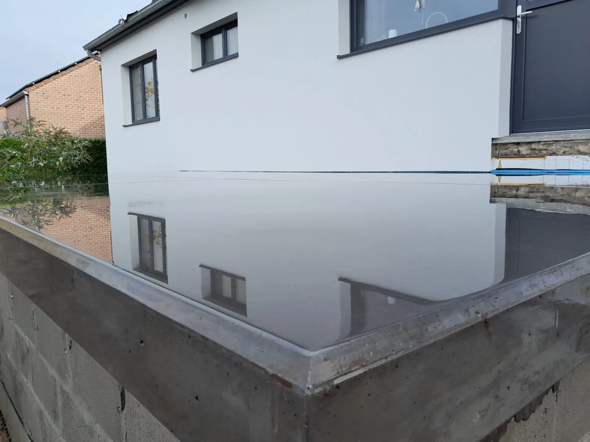 Gepolierde beton & terras in Herk-de-Stad