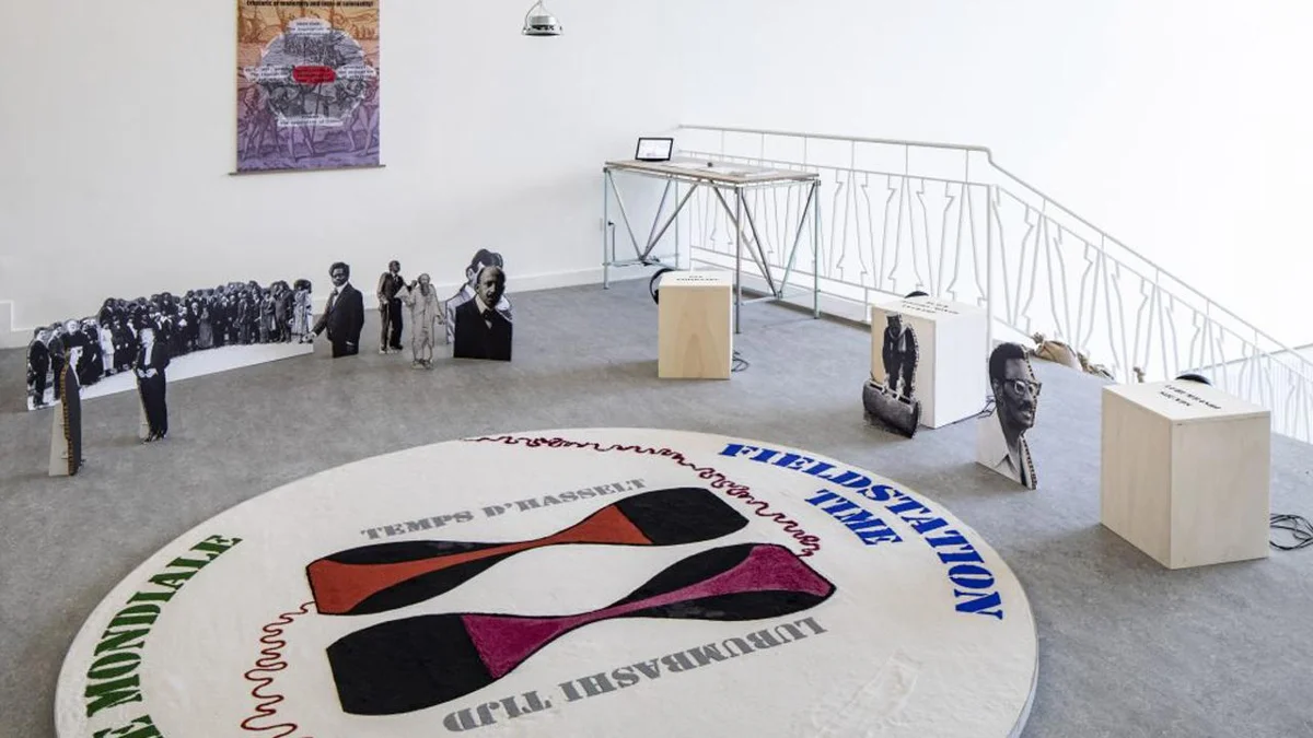 Overzicht van een tentoonstellingsruimte in Z33