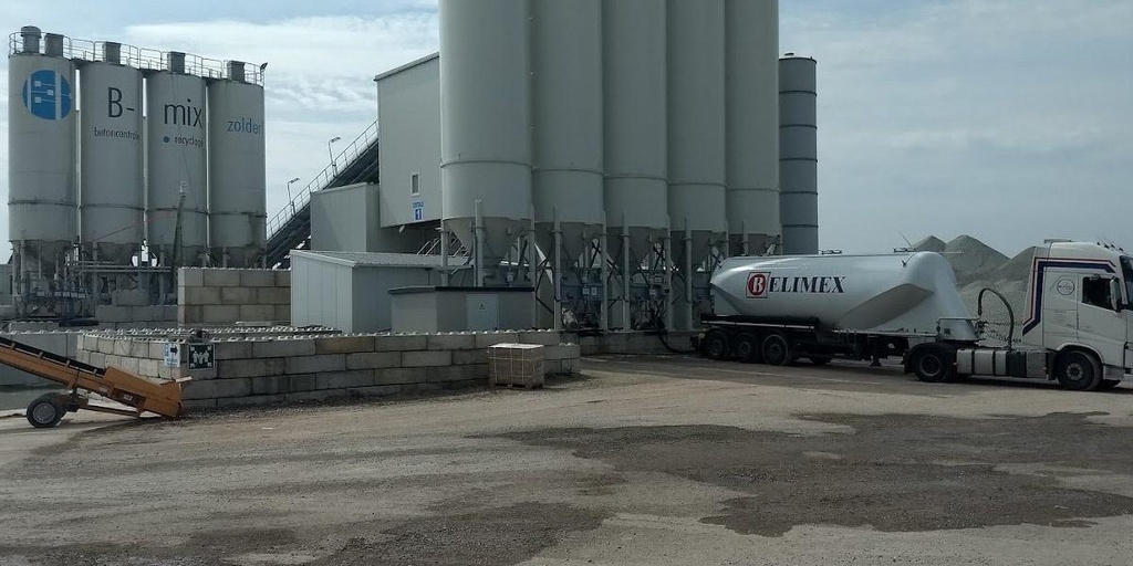 B-Mix Beton, betoncentrale in Tessenderlo