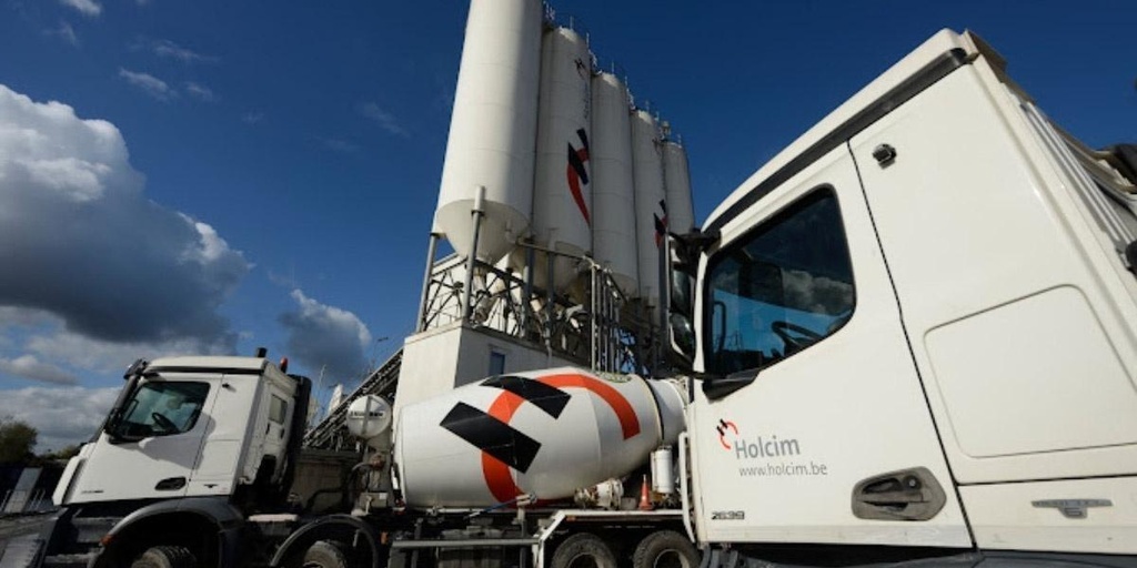 Holcim Beton, betoncentrale in Dampremy