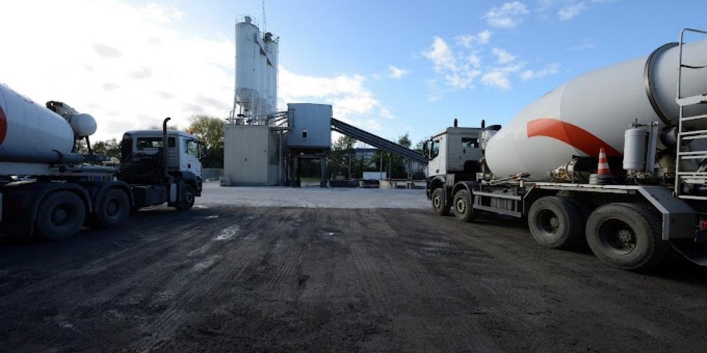 Holcim Beton, betoncentrale in Ghlin