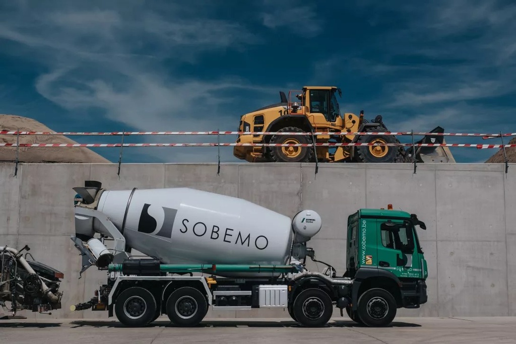 Sobemo, betoncentrale in Anhée