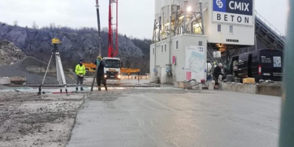 CMIX Beton, betoncentrale in Luik