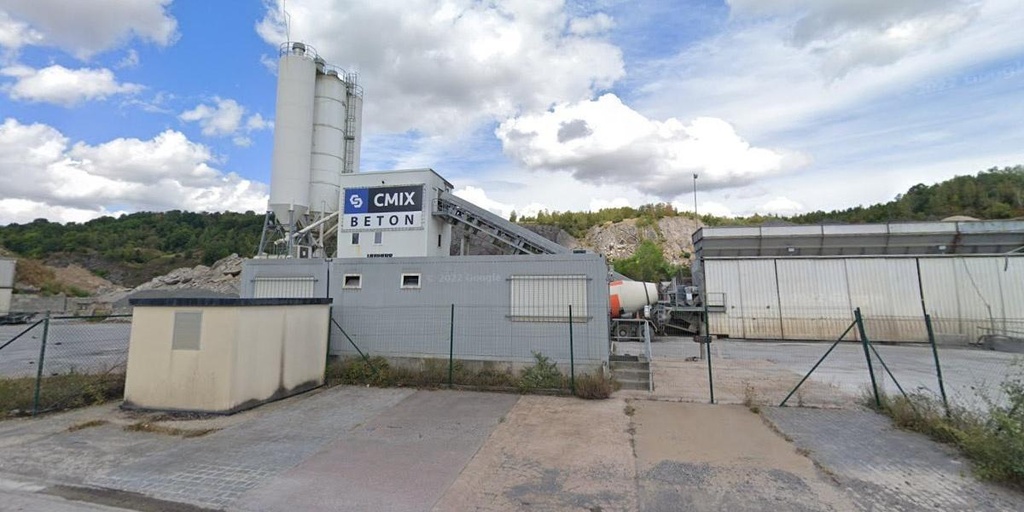 CMIX Beton, betoncentrale in Huy